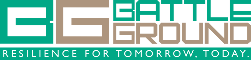 BATTLEGROUND LOGO WITH TAG